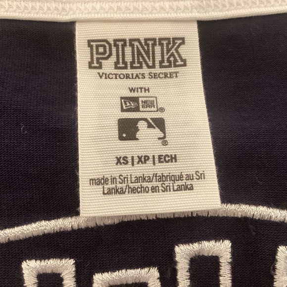 Milwaukee Brewers PINK Victoria’s Secret Oversized Women’s Jersey Size XS - Picture 7 of 9